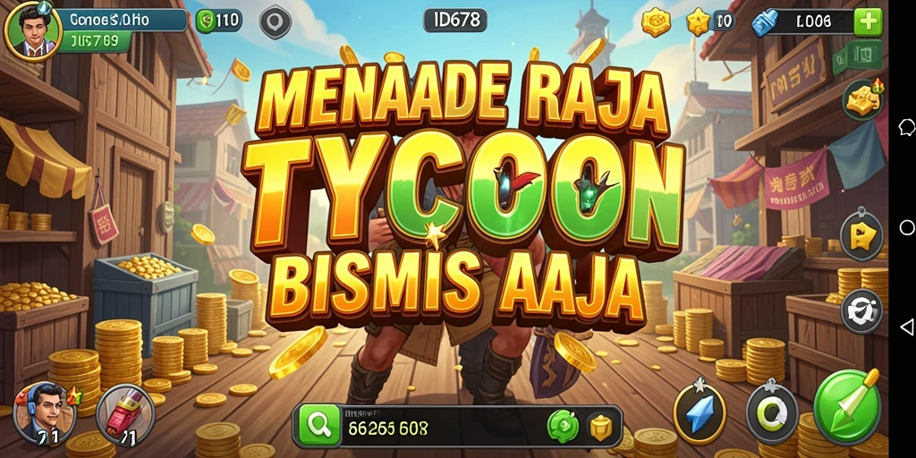 Tampilan gameplay ID678 yang menunjukkan aktivitas bisnis yang dinamis.
