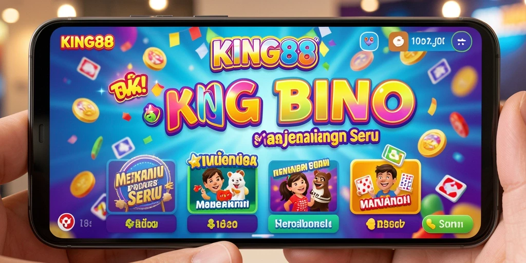 Tampilan screenshot utama KING88 menampilkan gameplay seru Bingo.