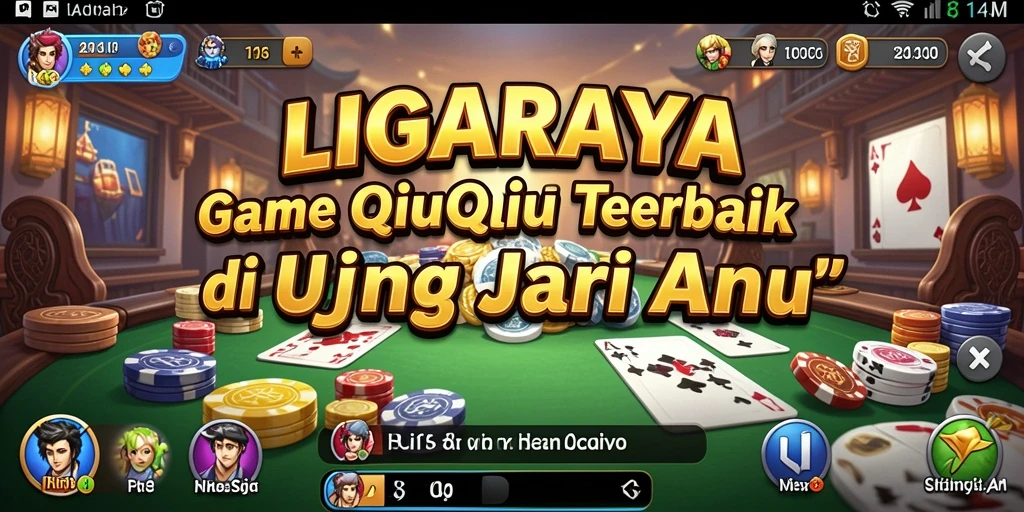 Gameplay seru QiuQiu di LIGARAYA.