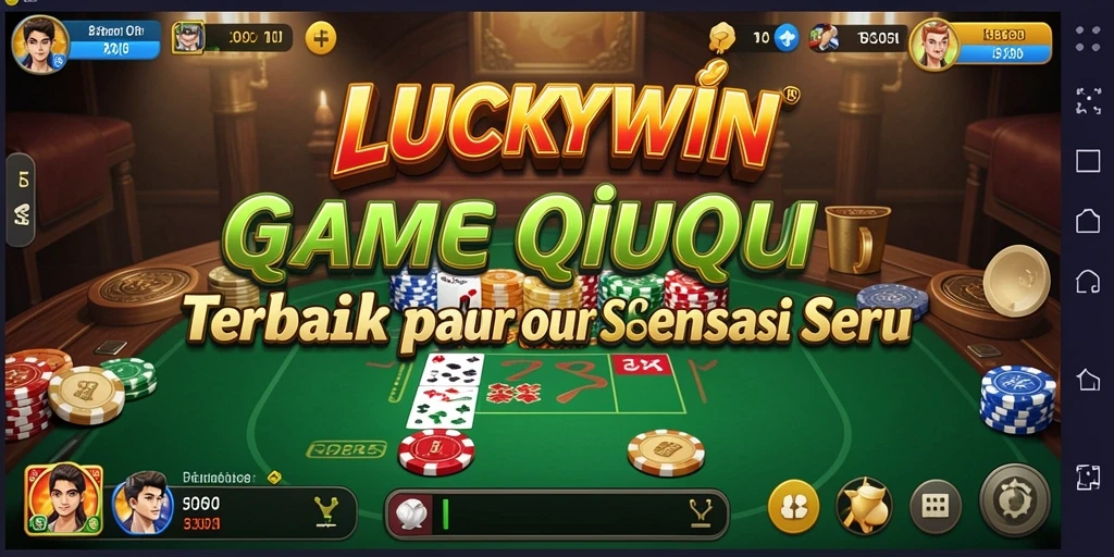 Screenshot gameplay QiuQiu yang seru dan kompetitif.