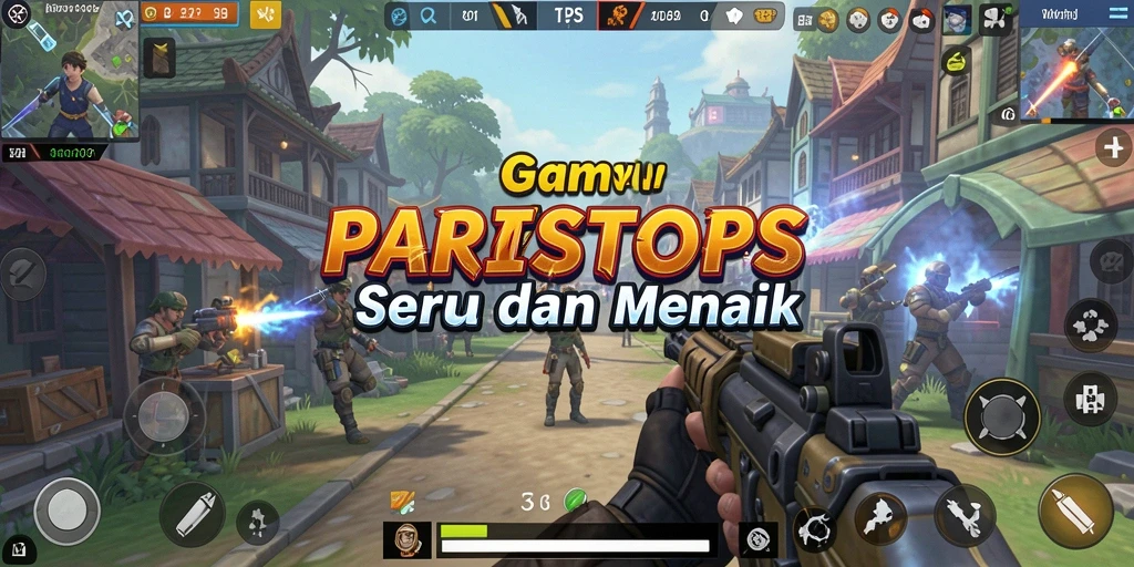 Tampilan aksi seru dalam gameplay PARISTOGEL.