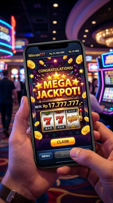 Tampilan antarmuka pengguna winrate777 yang intuitif.